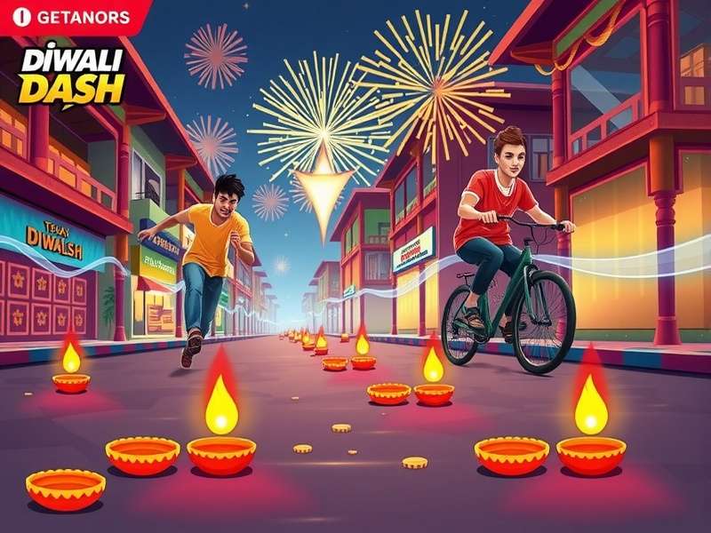 Diwali Dash community event with players competing together